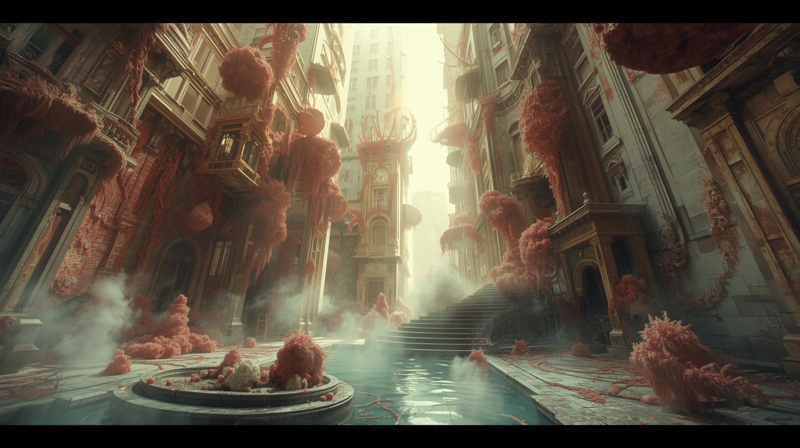 Red Bloom District artwork